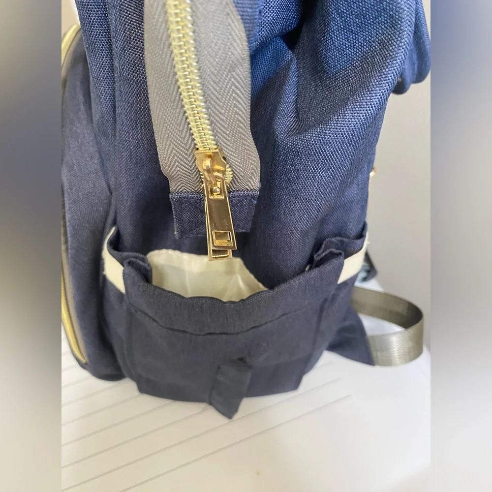 LAND Blue Mommy & Baby Diaper Bag
